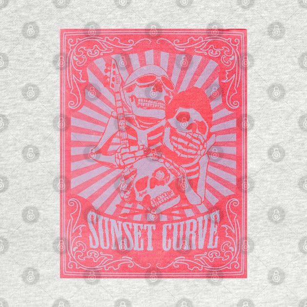 SUNSET CURVE ROCK BAND (POSTER VERSION) #2 by ARTCLX